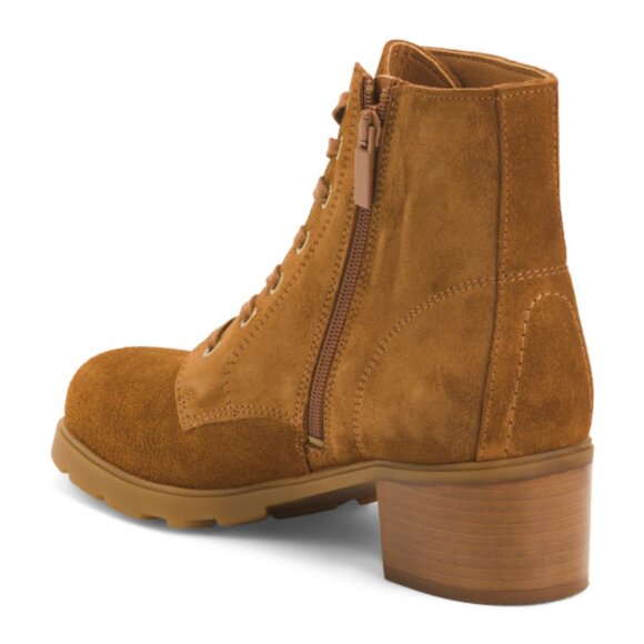 OTBT Made In Portugal Suede Arc Lace Up Booties - Picture 2 of 3